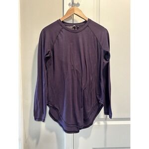 Under Armour Women's Purple‎ Long Sleeve Cut Out Back Small